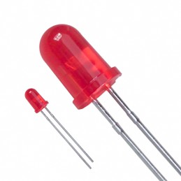 1 pcs : LTL-307P - LED RED DIFFUSED T-1 3/4 T/H