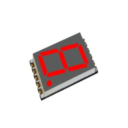 1 pcs : DSM7UA56101 - DISPLAY 7SEG 0.56' SGL RED 10SMD