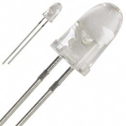 1 pcs : OVLEW1CB9 - LED WHITE CLEAR 5MM T/H