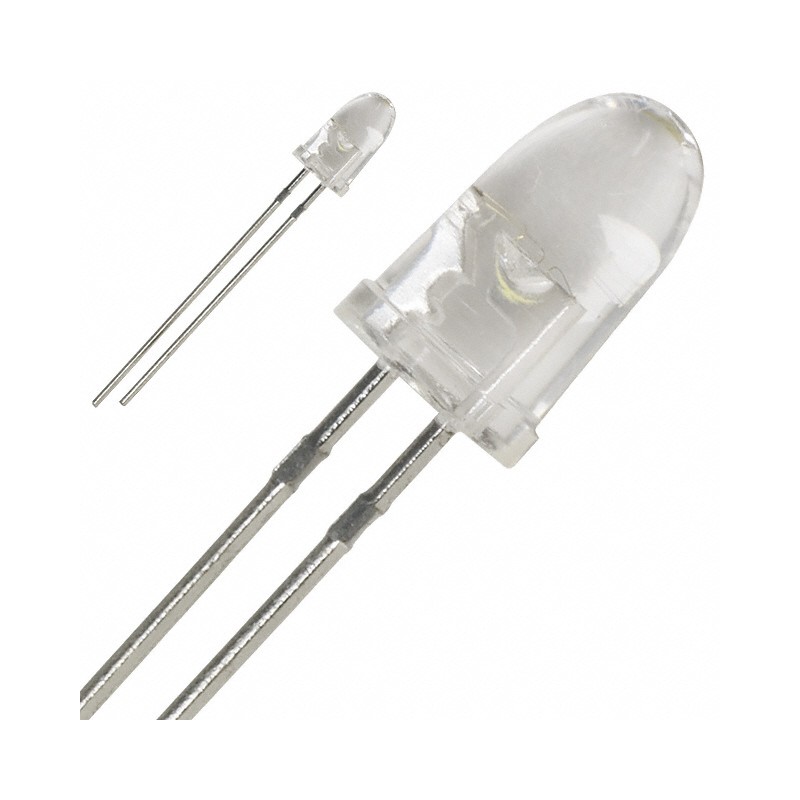 1 pcs : OVLEW1CB9 - LED WHITE CLEAR 5MM T/H