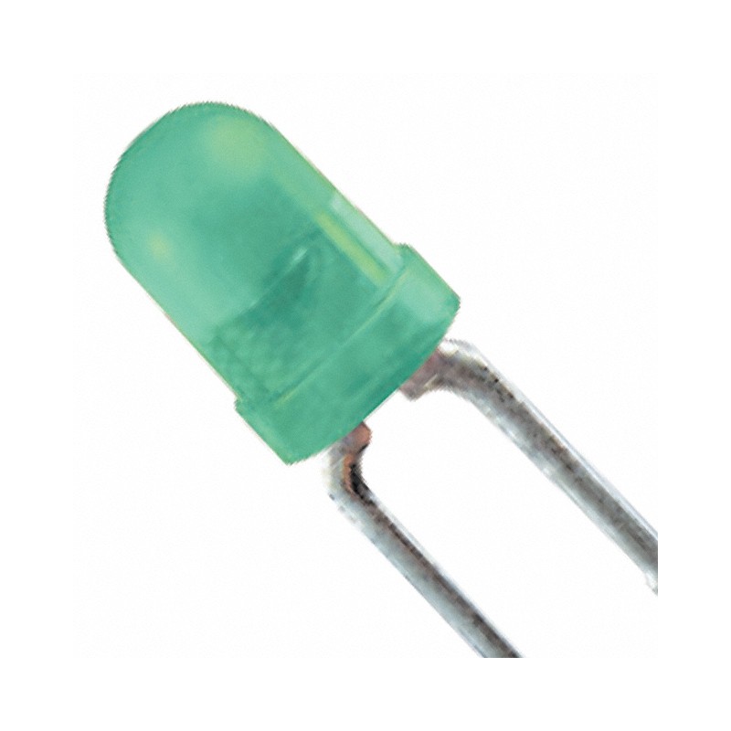 1 pcs : XLUG11D - LED GREEN DIFFUSED T-1 T/H