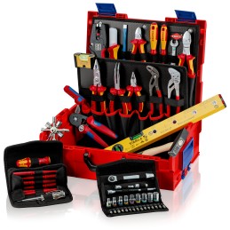1 pcs - Knipex 63 Piece Electricians Tool Case with Case, VDE Approved