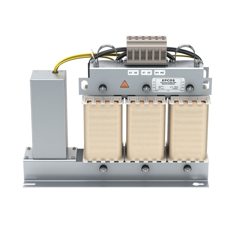 1 pcs - EPCOS, B84143V*R/S230 26A 400 / 690 V ac 50/60Hz, Wall Mount EMC Filter, Terminal Block 3 Phase