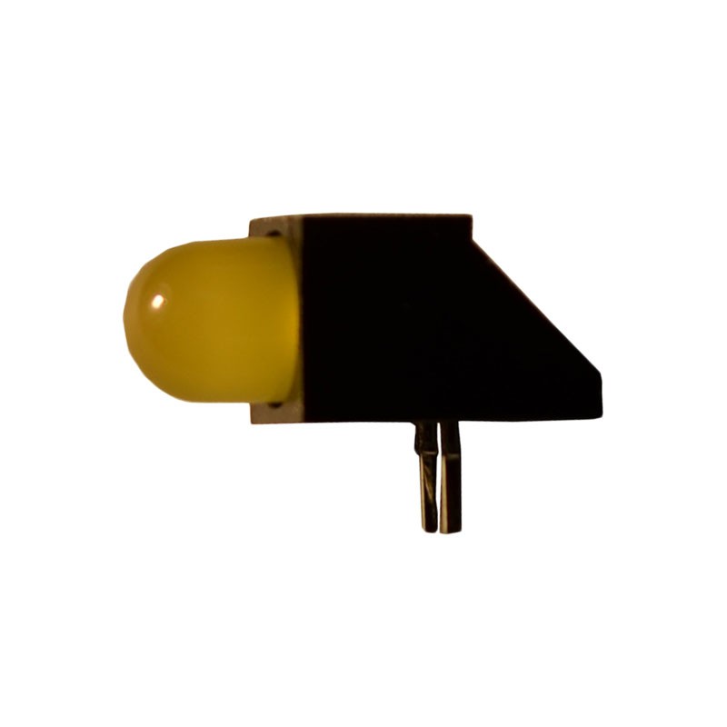 1 pcs : QBL8YA60D-MP7 - LED CBI 5MM YELLOW DIFF RA