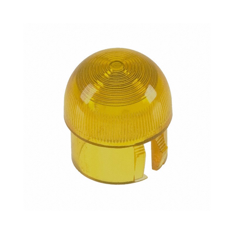 1 pcs : 4343 - LENS AMBER WIDE SNAP-IN