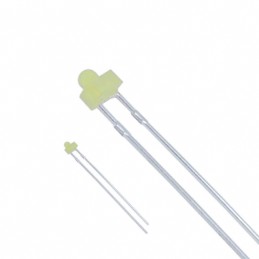 1 pcs : LTL-709Y - LED YELLOW DIFFUSED T/H
