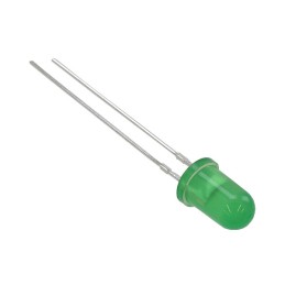 1 pcs : MT2118-G-A - LED GREEN DIFFUSED 5MM ROUND T/H