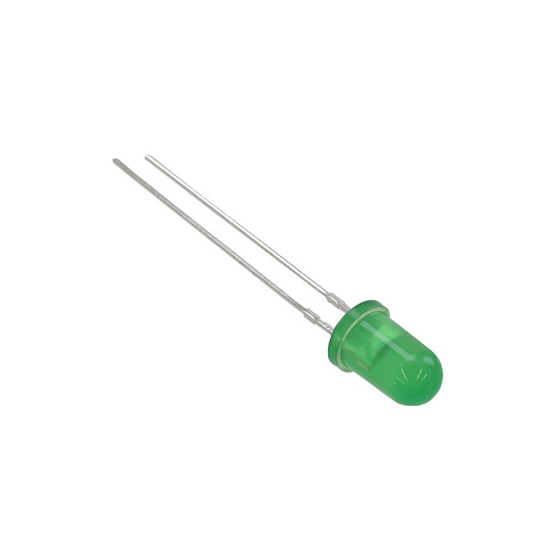 1 pcs : MT2118-G-A - LED GREEN DIFFUSED 5MM ROUND T/H