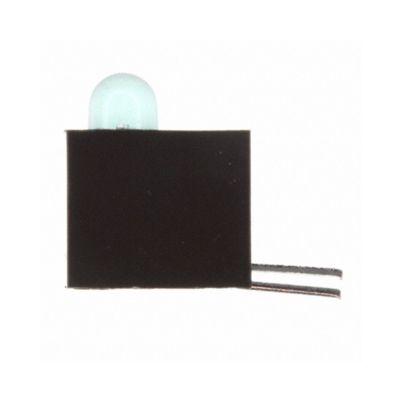 1 pcs : HLMP-1790-A00A2 - LED CBI 3MM GRN DIFF RA