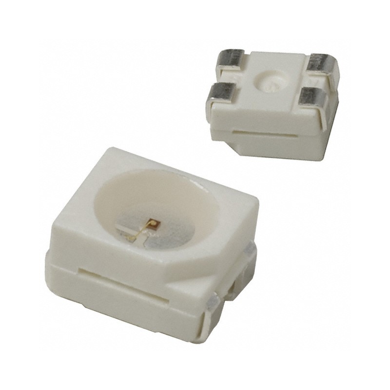 1 pcs : OVSA1BBC2R8 - LED BLUE CLEAR 4PLCC SMD