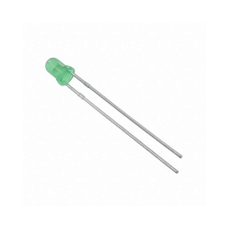 1 pcs : WP132XPGD - LED GREEN DIFFUSED T-1 T/H