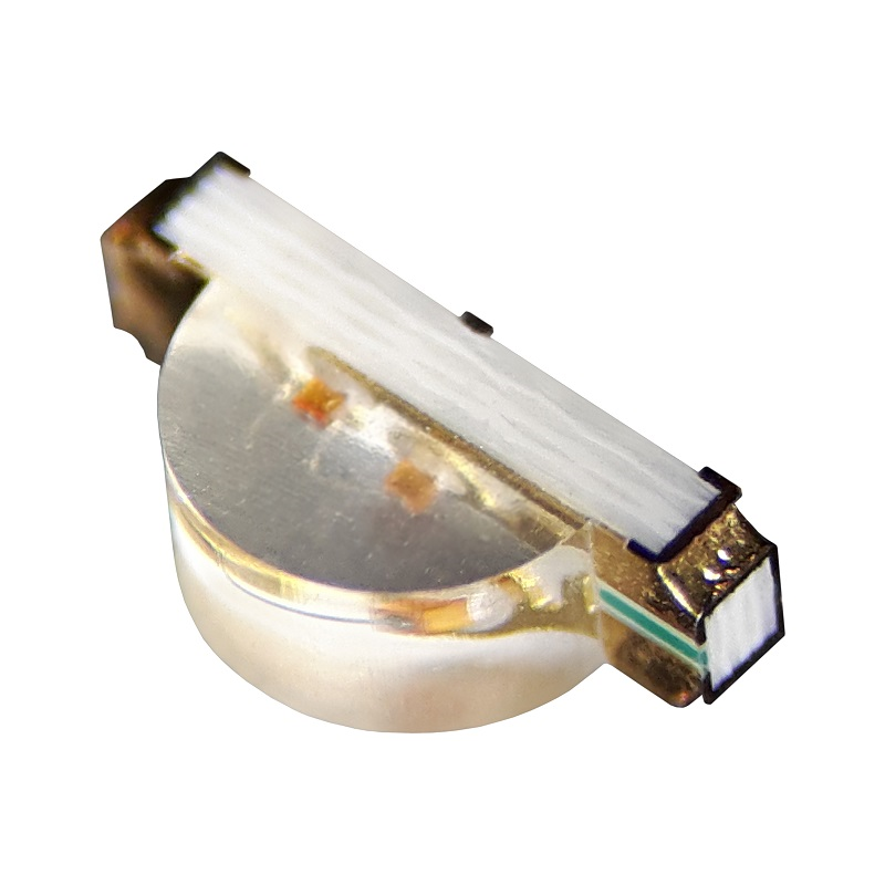 1 pcs : B2102USNB20C000833U1930 - LED BLUE/RED CLEAR 1206 SMD R/A