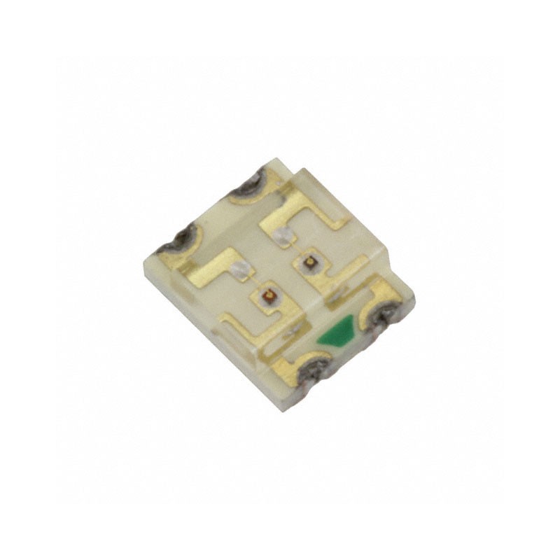 1 pcs : APB3227SEKCGKC - LED GREEN/ORANGE CLEAR SMD