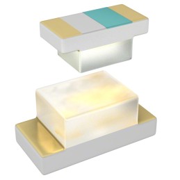 1 pcs : QTLP600C4TR - LED GREEN CLEAR SMD