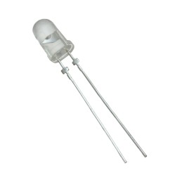 1 pcs : HLMP-EG2B-XY0DD - LED RED CLEAR T-1 3/4 T/H