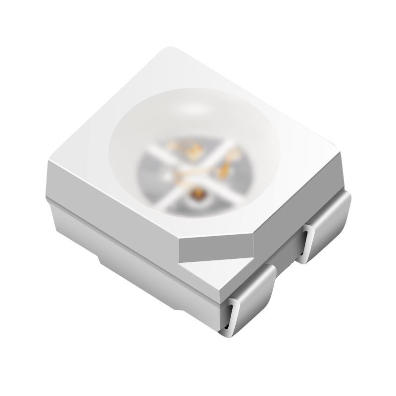 1 pcs : XZMECBDDG45SHTA - LED RGB CLEAR 4PLCC SMD