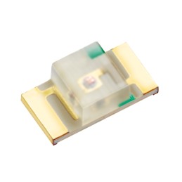 1 pcs : APTR3216ZGCK - LED GREEN CLEAR 2SMD BOTTOM ENT