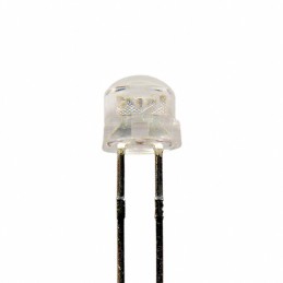 1 pcs : XLM2ACY169W - LED YELLOW CLEAR 5MM ROUND T/H