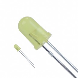 1 pcs : LTL-4253 - LED YELLOW DIFFUSED T-1 3/4 T/H