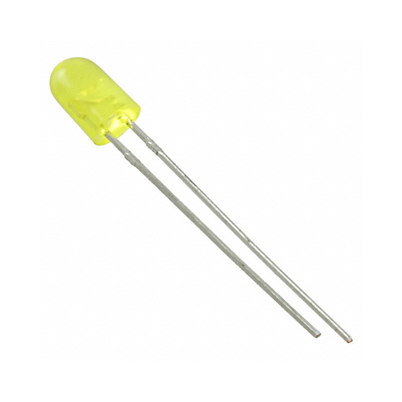 1 pcs : MT5470D-UY - LED YELLOW DIFFUSED 5MM OVAL T/H