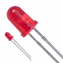 1 pcs : LTL-307E - LED RED DIFFUSED T-1 3/4 T/H