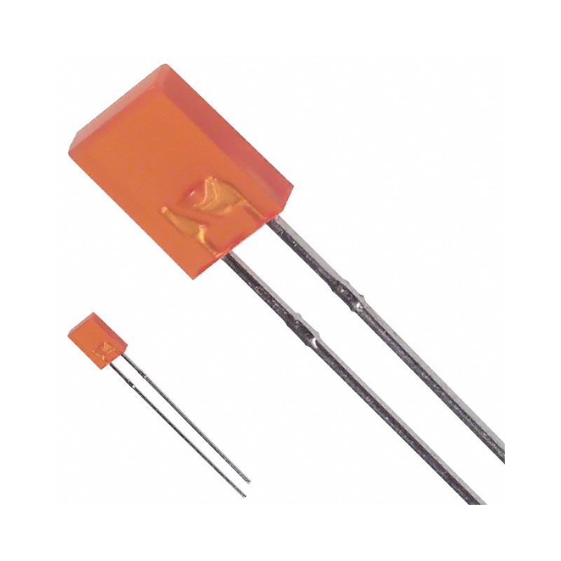 1 pcs : SSL-LX2573AD - LED AMBER DIFF RECT 2MMX5MM T/H