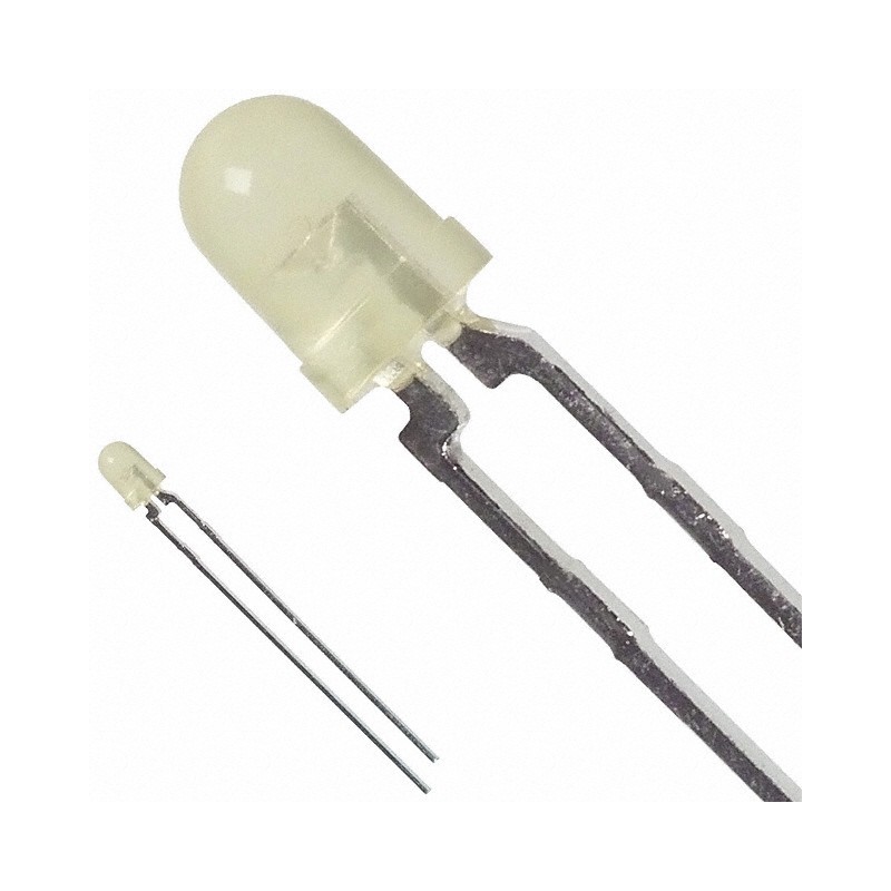 1 pcs : HLMP-1719 - LED YELLOW DIFFUSED T-1 T/H