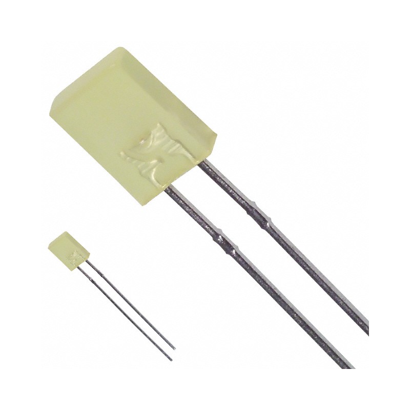 1 pcs : SSL-LX2573YD - LED YELLOW DIFF RECT 2MMX5MM T/H