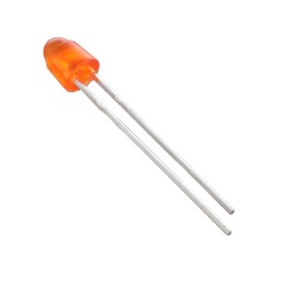 1 pcs : HL3P-BJ60-J00DD - LED HL3P ORANGE 605NM T1