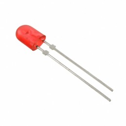 1 pcs : HLMP-LG75-XY0DD - LED RED DIFFUSED 4MM OVAL T/H