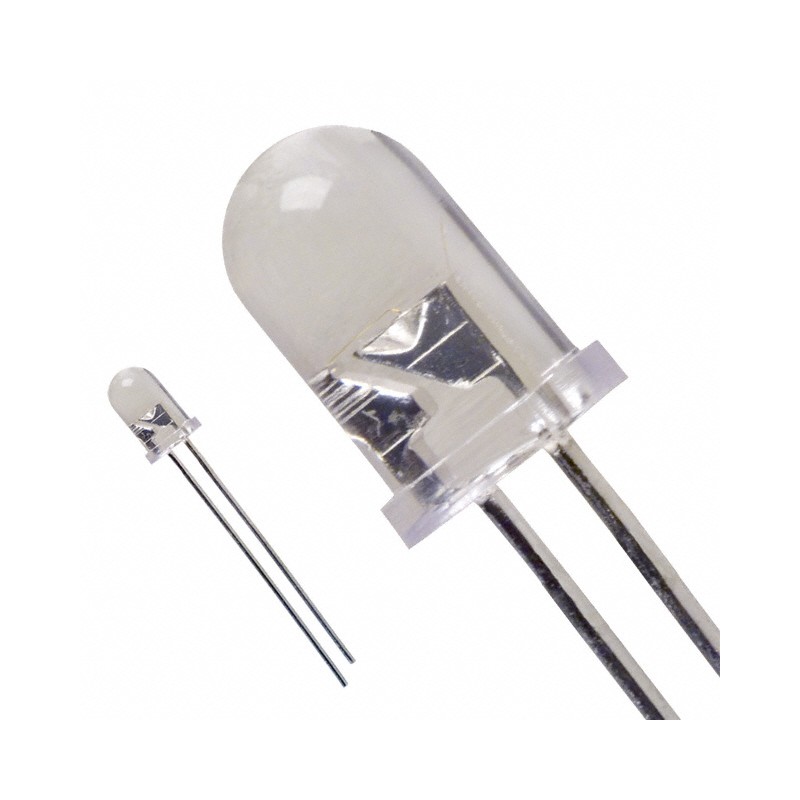 1 pcs : SSL-LX5093USBC - LED BLUE CLEAR T-1 3/4 T/H