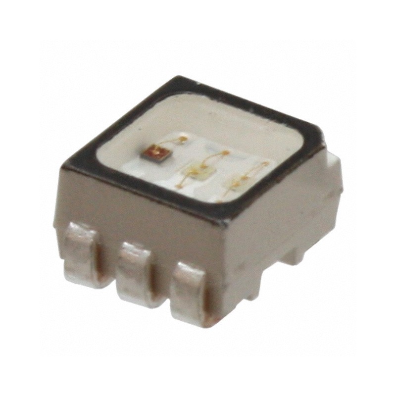 1 pcs : ASMT-YTB2-0BB02 - LED RGB CLEAR 6PLCC SMD