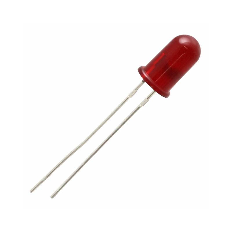 1 pcs : HLMP-3301-D0002 - LED RED DIFFUSED T-1 3/4 T/H