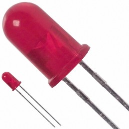 1 pcs : HLMP-4700 - LED RED DIFFUSED T-1 3/4 T/H
