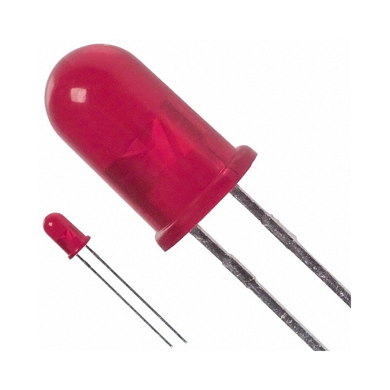 1 pcs : HLMP-4700 - LED RED DIFFUSED T-1 3/4 T/H