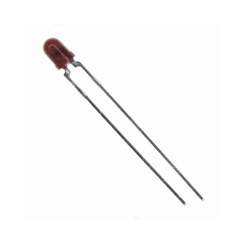 1 pcs : HLMP-K101 - LED RED DIFFUSED T-1 T/H