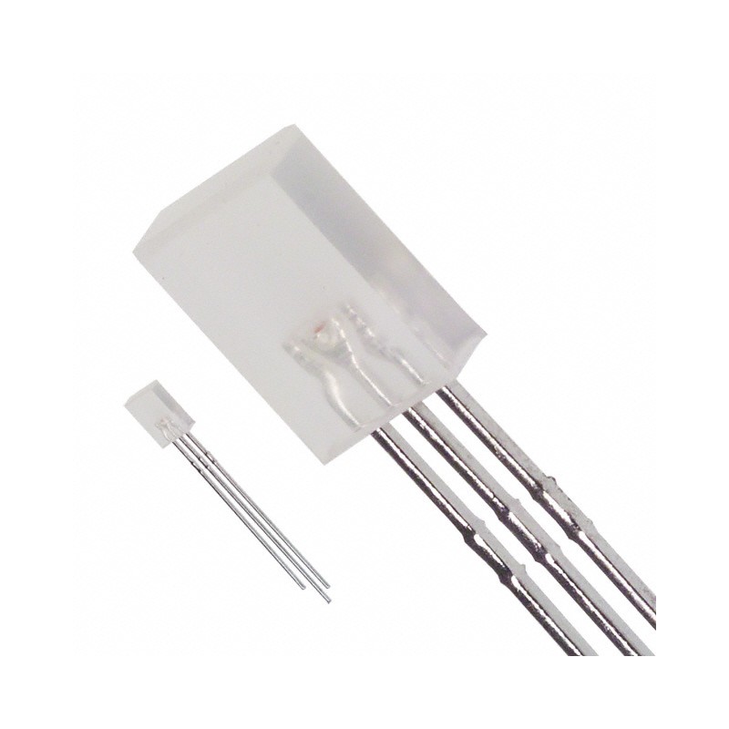 1 pcs : SSL-LX2577IGW - LED GRN/RED DIFF RECT 2X5MM T/H