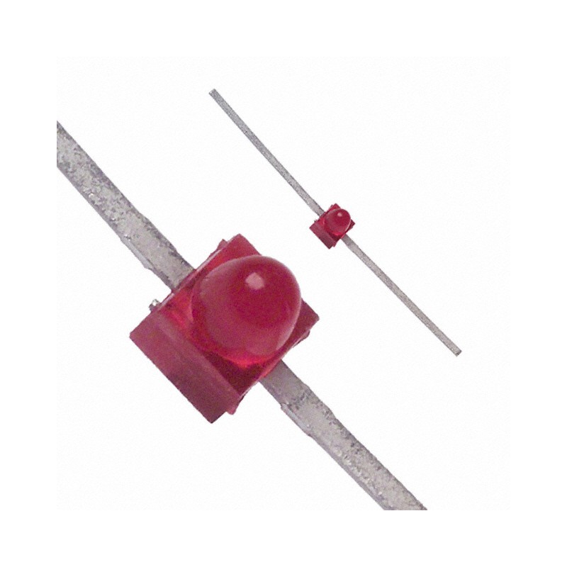 1 pcs : HLMP-6300 - LED RED DIFFUSED AXIAL T/H AXIAL