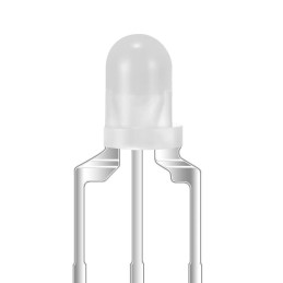 1 pcs : XLUGR34M - LED GREEN/RED DIFFUSED T-1 T/H