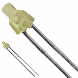 1 pcs : SSL-LX20465YD - LED YELLOW DIFF T-2MM TAPER T/H