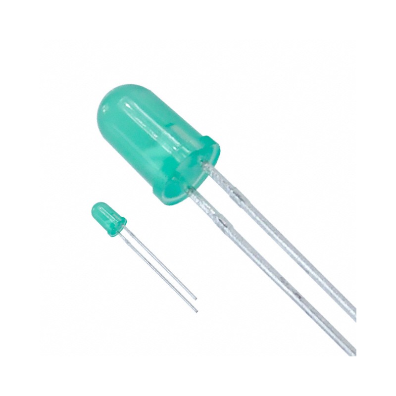 1 pcs : LTL-4233 - LED GREEN DIFFUSED T-1 3/4 T/H