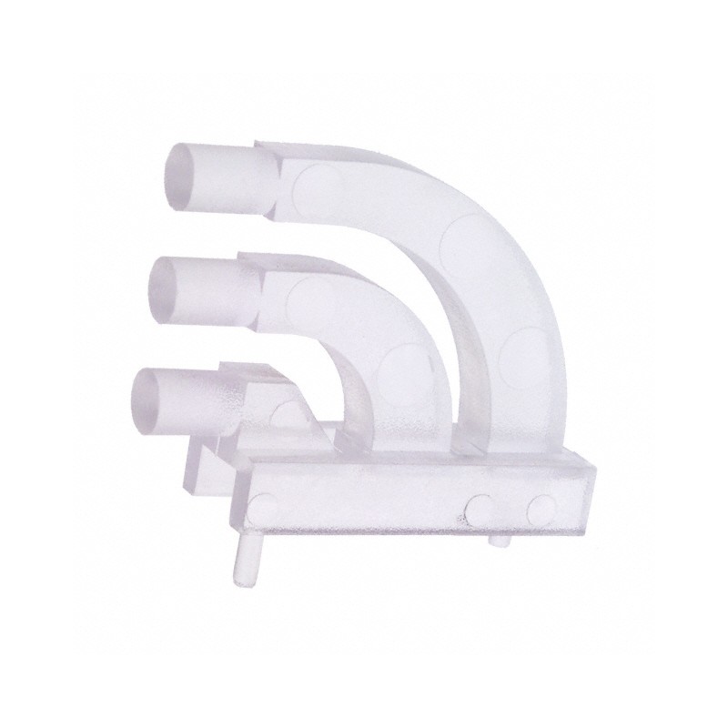 1 pcs : LPF-C013301S - LIGHT PIPE 3MM 3POS RA ROUND