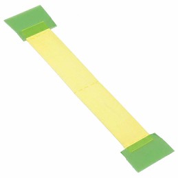 1 Box of 250 - TE Connectivity HX-SCE Yellow Heatshrink Labels, 50mm Width