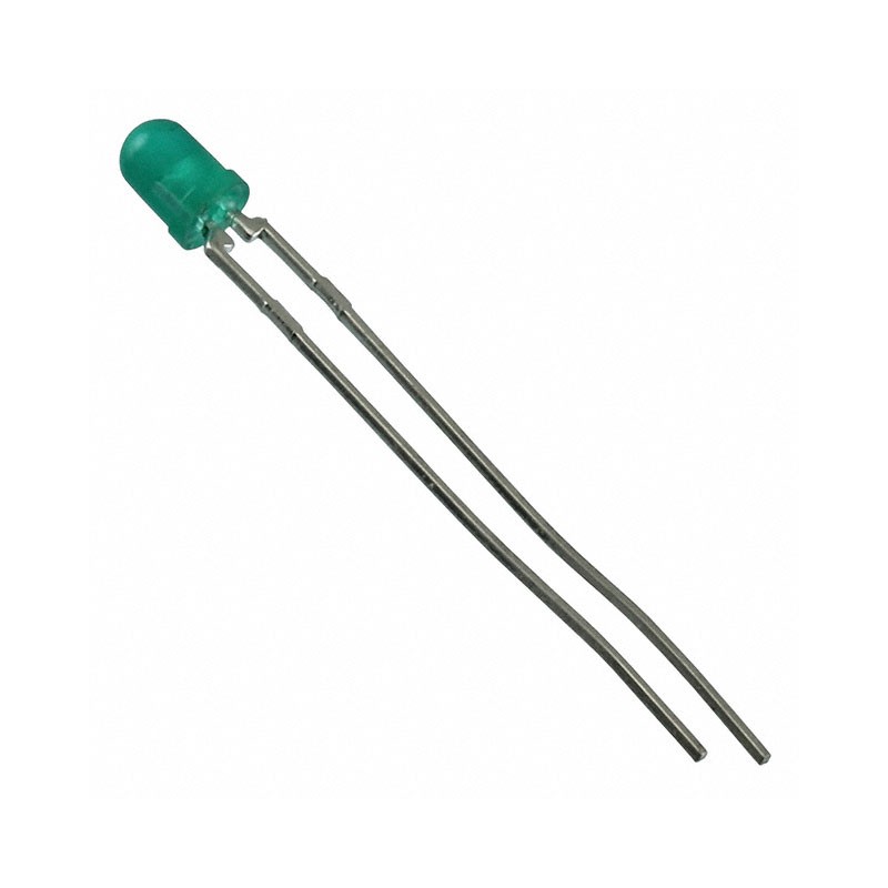 1 pcs : HLMP-1503-C0002 - LED GREEN DIFFUSED T-1 T/H