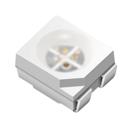 1 pcs : XZM2CRKM2DGFBB45SCCB - LED RGB CLEAR 4PLCC SMD