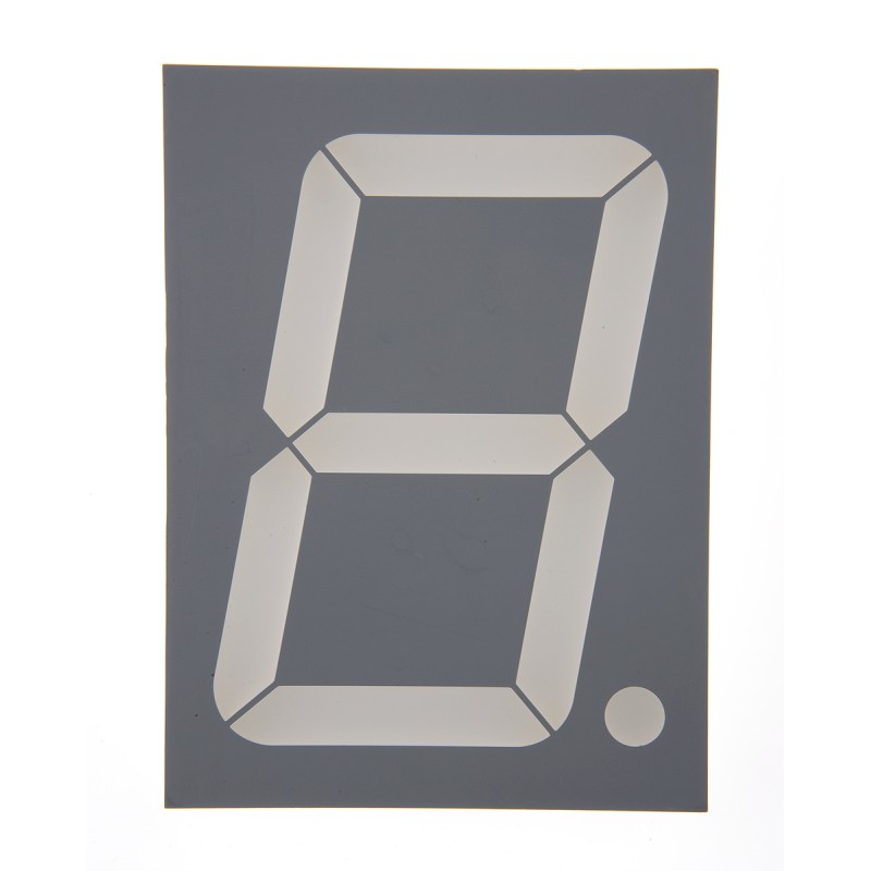 1 pcs - SC40-19SURKWA Kingbright 7-Segment LED Display, CC Red 250 mcd RH DP 101mm