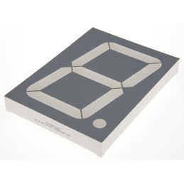 1 pcs - SC40-19SURKWA Kingbright 7-Segment LED Display, CC Red 250 mcd RH DP 101mm