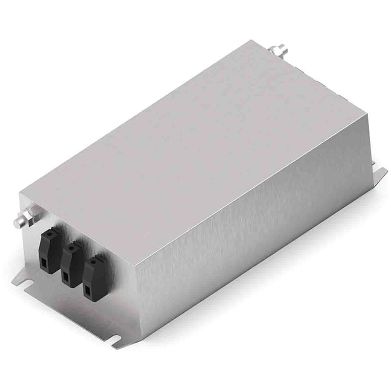 1 pcs - TE Connectivity, KEB 100A 440 V ac 50 - 60Hz, Chassis Mount EMI Filter, Terminal Block 3 Phase