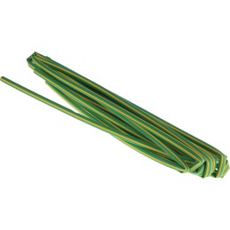 5 pcs - RS PRO Heat Shrink Tubing, Green 6.4mm Sleeve Dia. x 1.2m Length 2:1 Ratio