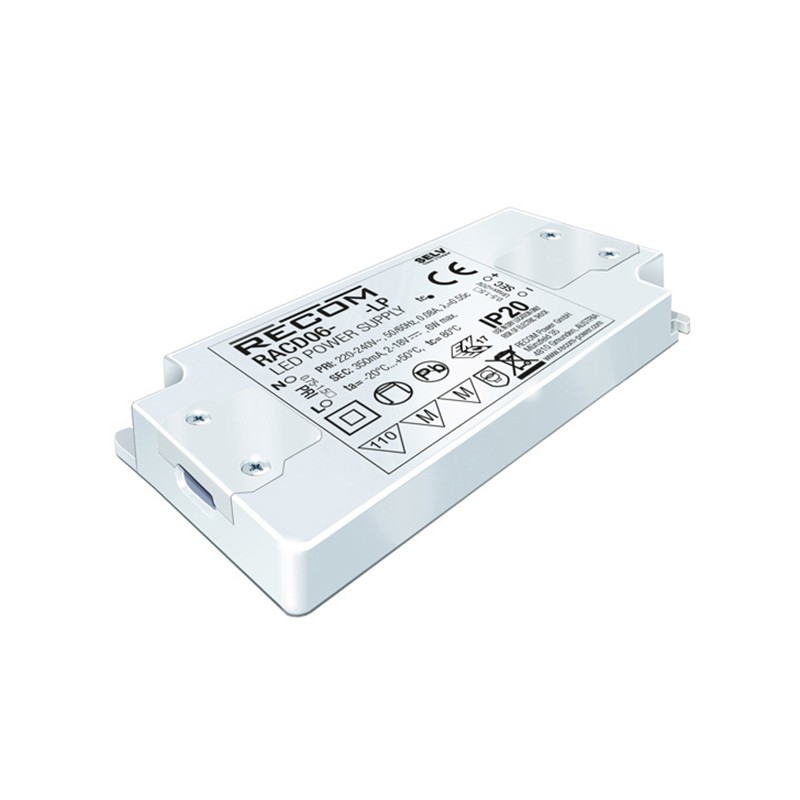 1 pcs : RACD06-350-LP - LED DRIVER CC AC/DC 2-18V 350MA